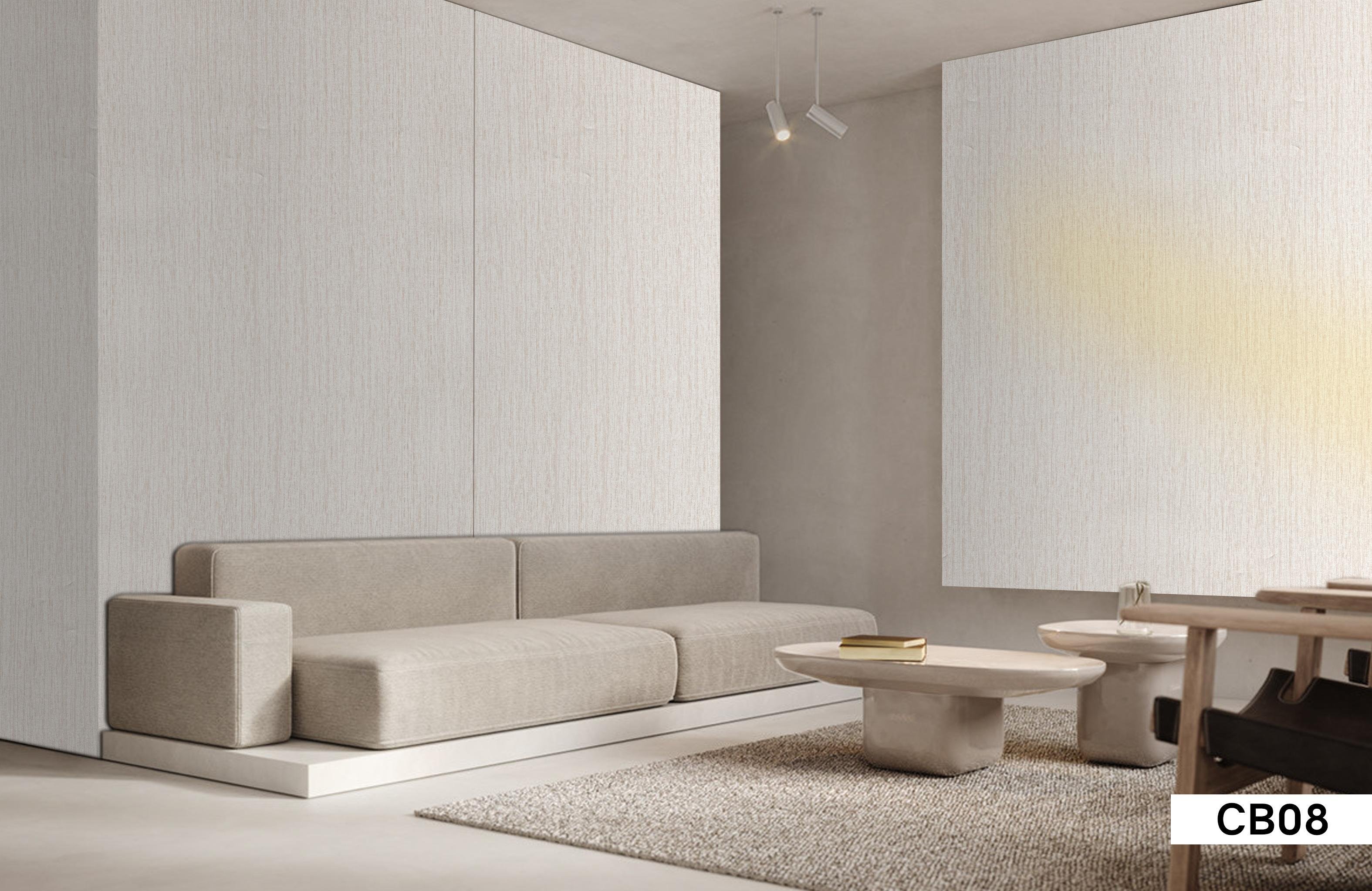 Wall chipboard colour CB08 in an interior setting