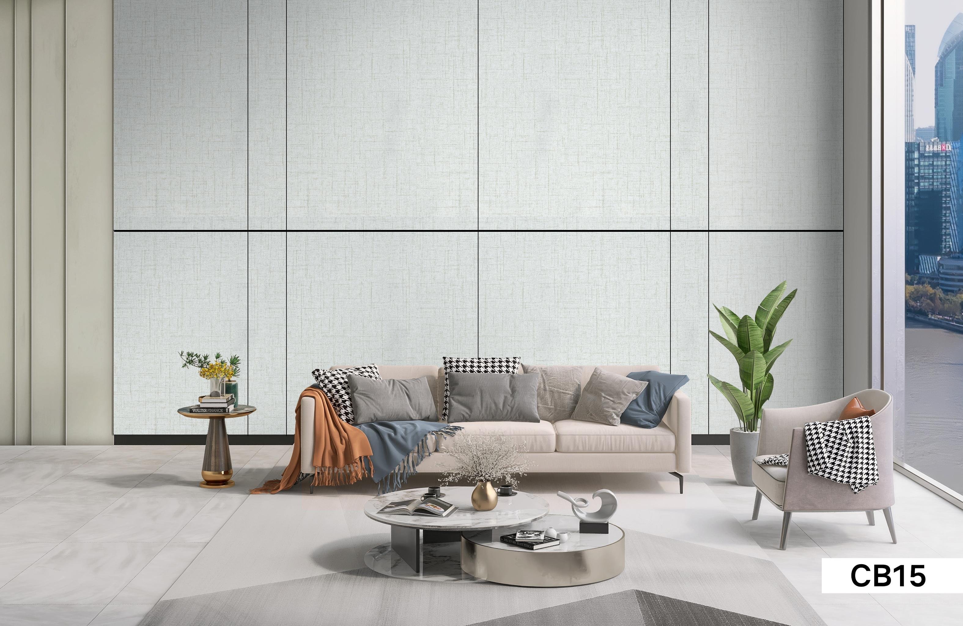 Wall chipboard colour CB15 in an interior setting