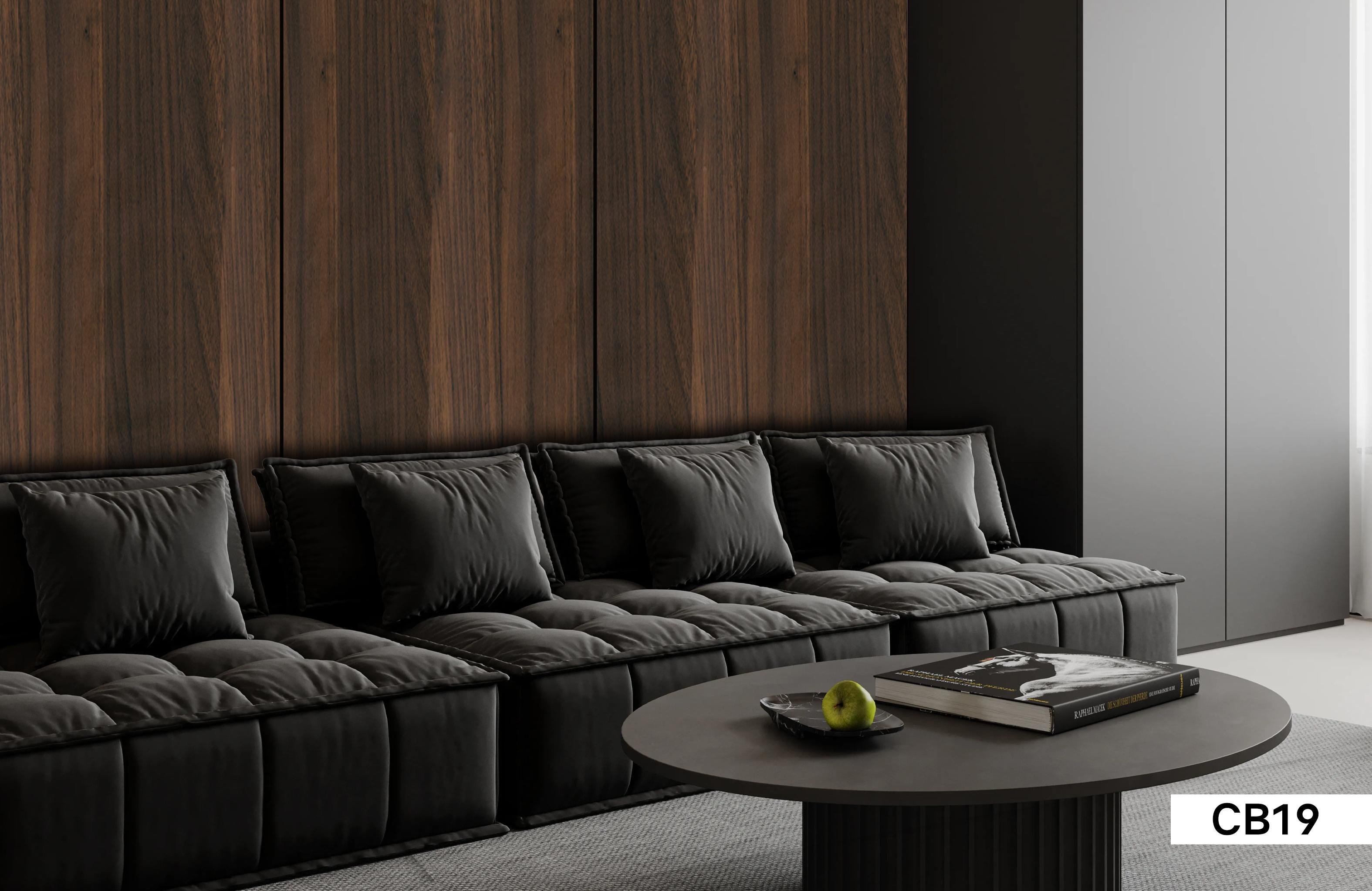 Wall chipboard colour CB19 in an interior setting
