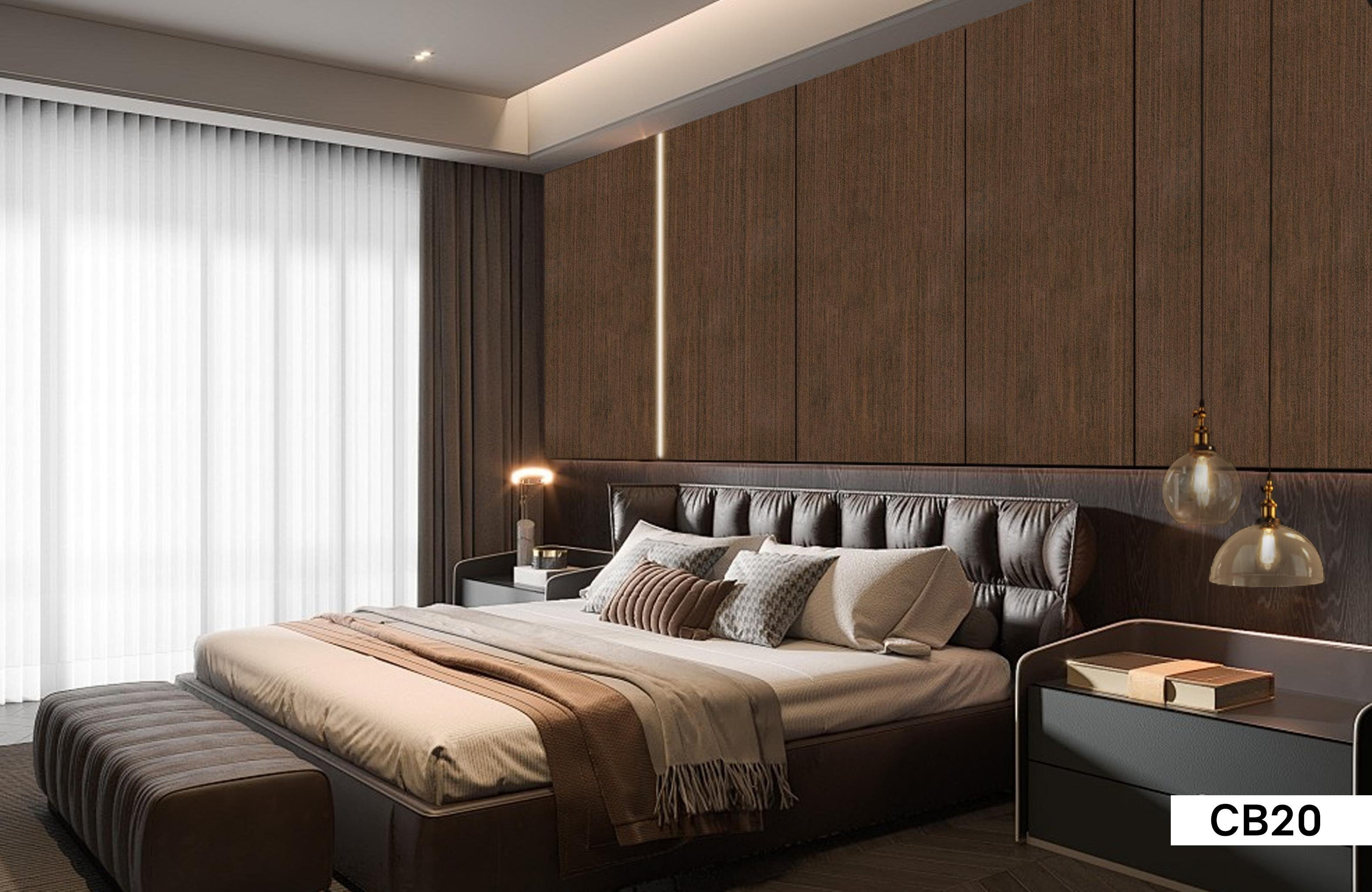 Wall chipboard colour CB20 in an interior setting