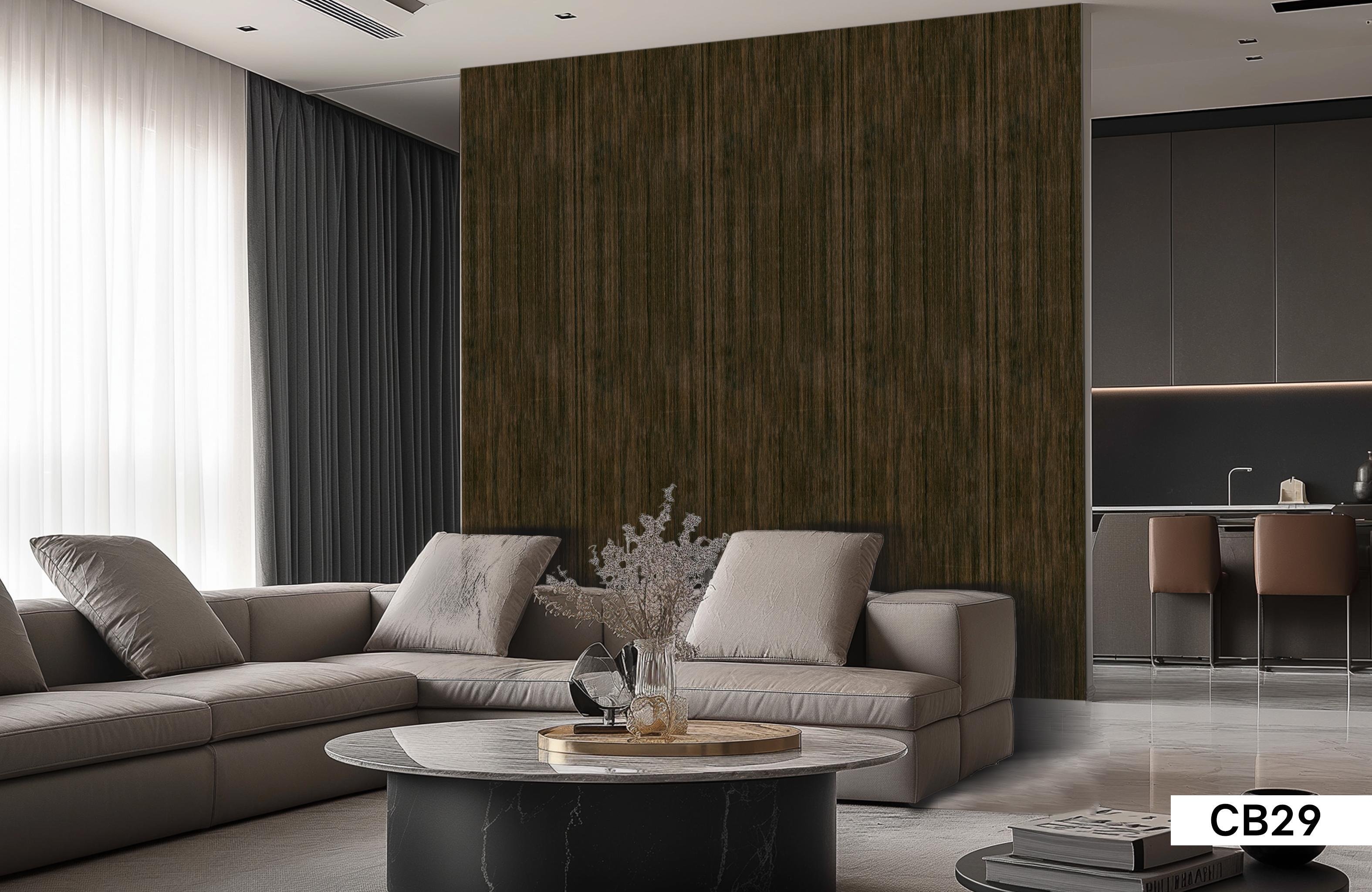 Wall chipboard colour CB29 in an interior setting