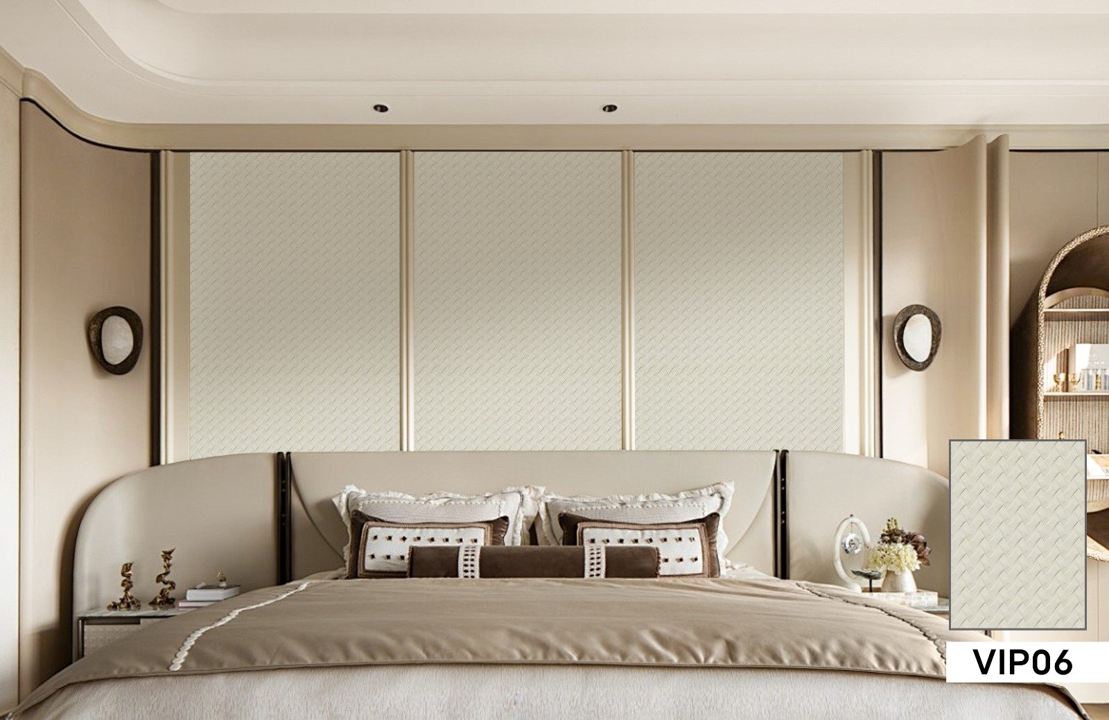Chipboard VIP06, interior illustration and colour sample