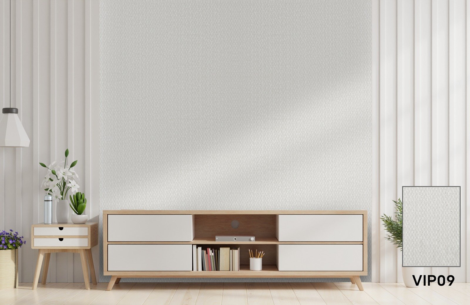 Chipboard VIP09, interior illustration and colour sample
